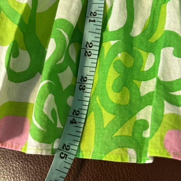 Lily Pulitzer Skirt Womens Medium Multicolor Floral A-Line Pleated Ruffl… - Picture 7 of 9